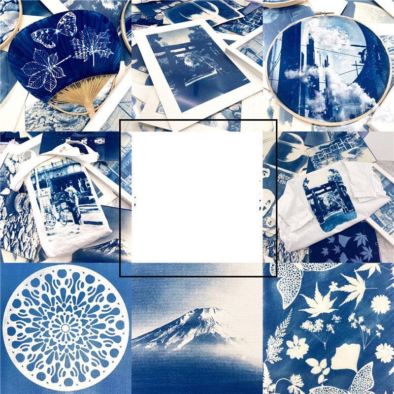 Набор материалов Cyanotype «сделай сам», набор для печати калия, феррицианида, набор для самостоятельной Печати, набор цианотипов для переделки фотографий, документов, карт