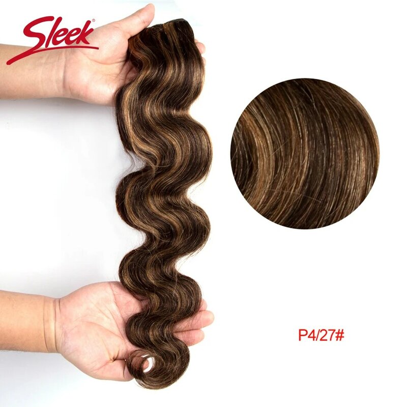 Гладкая фотография искусственных волос P4/27 P6/27, натуральные коричневые волосы Реми P6/30 P1B/30, окрашенные волосы