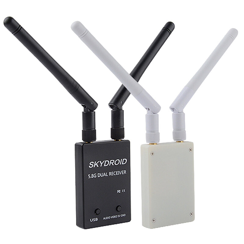 Skydroid UVC 5,8G 150Ch двойная/одиночная антенна, полноканальный Аудио Видео FPV-приемник, совместимый с Android-смартфоном