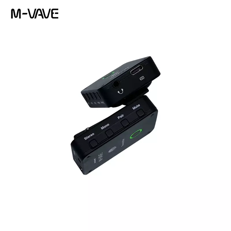 M-vave WP-9 2,4G беспроводное устройство с перезаряжаемым передатчиком и приемником с поддержкой функции монозаписи и стереозвука Cuvave