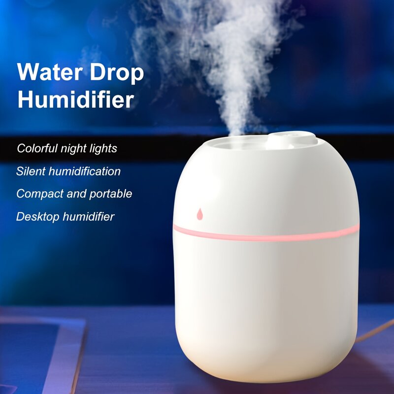 Tragbare 220ml H2O Mini Tasse Sprühnebel Luftbe feuchter Doppel nass Aroma ätherisches Öl Diffusor Auto USB Luftbe feuchter