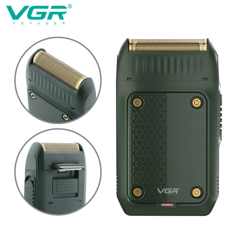 VGR Electric Razor Professional Shaver Portable Shaving Machine Mini Beard Trimmer Razor Reciprocating Shaver for Men V-353