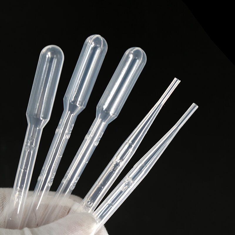 20 sztuk naukowych pipeta laboratoryjnych 3ML przezroczystych plastikowych jednorazowych materiałów zabezpieczających z zakraplaczem