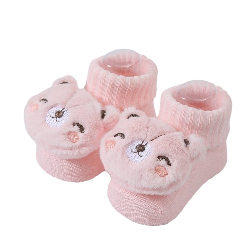 Meias caminhada para bebês meias respiráveis ​​para bebês com listras meias para caminhadas para bebês
