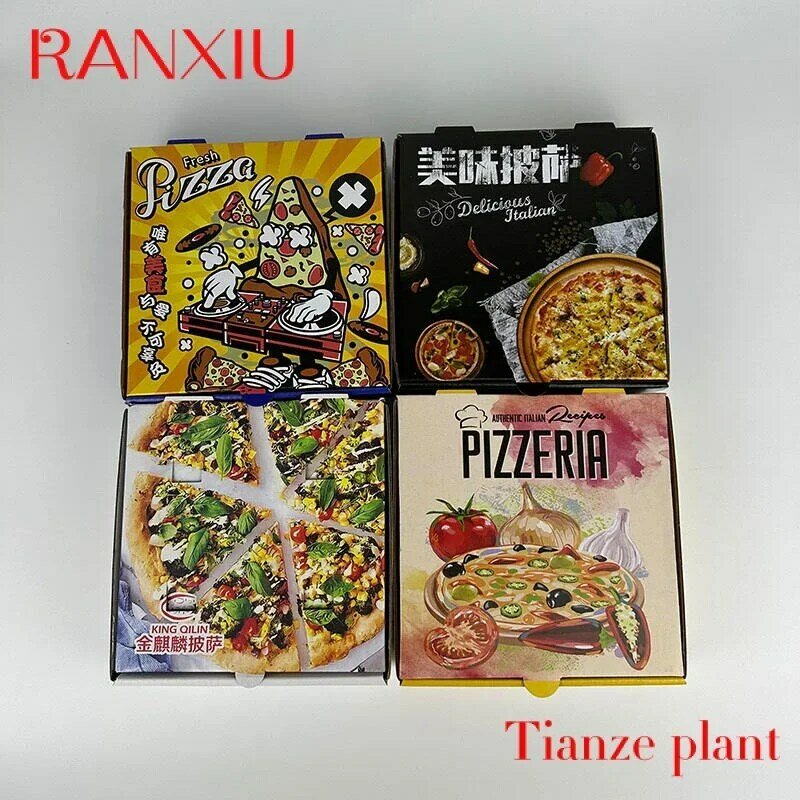 AsNewport-Boîte d'emballage de pizza personnalisée, fabrication pratique de qualité, offre spéciale