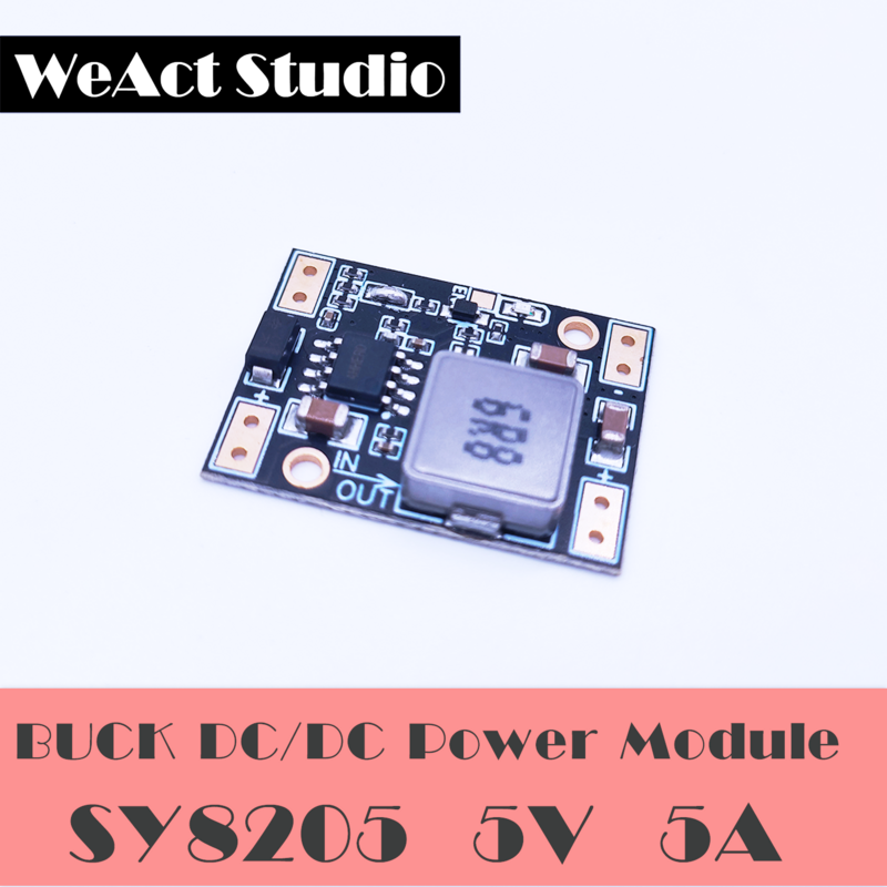 WeAct SY8205 Step-Downโมดูล3.3V 5V 9V 12V High-Currentโมดูลพวงมาลัยเกียร์ไดรฟ์