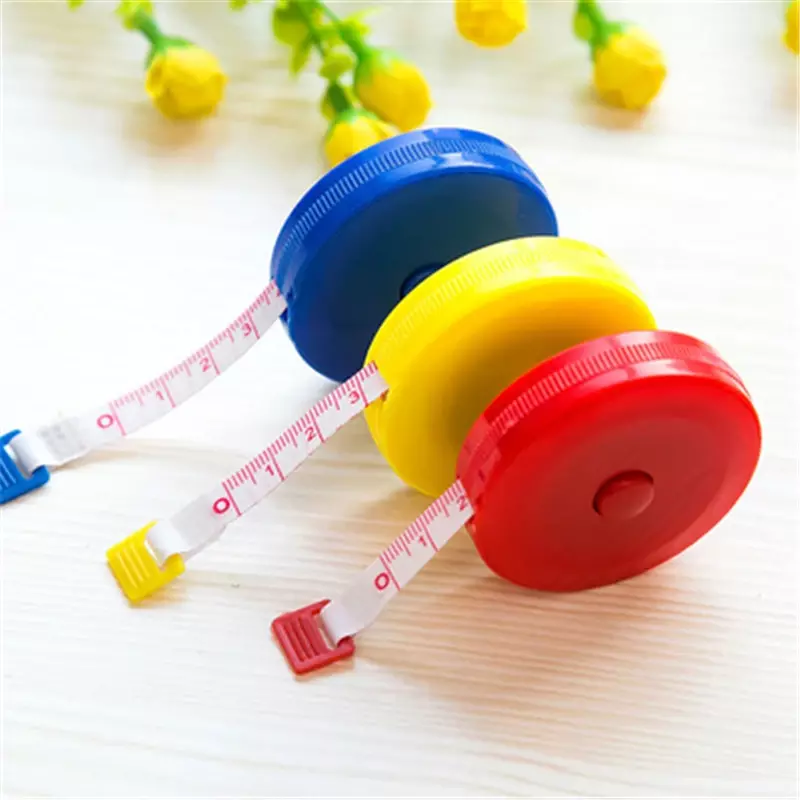 1733 star with a measuring telescopic plastic tape Mini clothes ruler ruler T