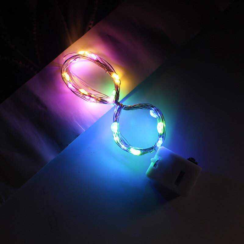 Tira de luces LED para sala de estar, luces de hadas flexibles, impermeables, 3 modos, decoración de jardín y dormitorio