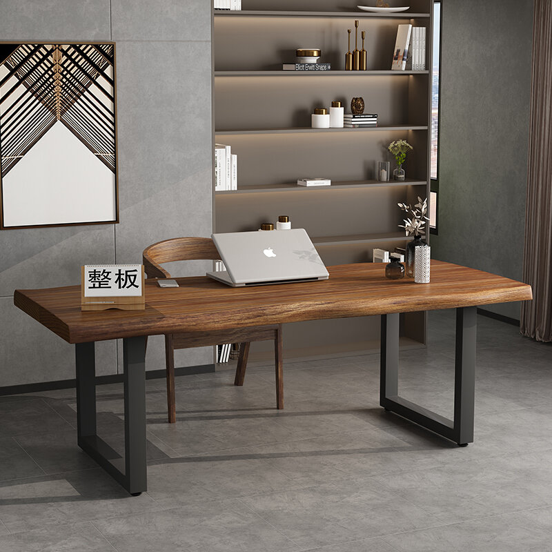 Duża deska stałe drewniane biurko domowe biurko komputerowe biurko długie biurko kaligrafii proste biurko biurko dziennika