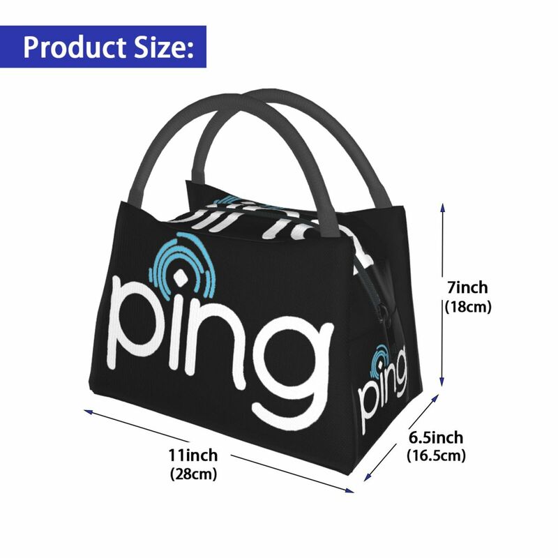 Reutilizable Golf Bag com Logo para Piquenique, Camping, Corredor, Aluminio, Alcantara