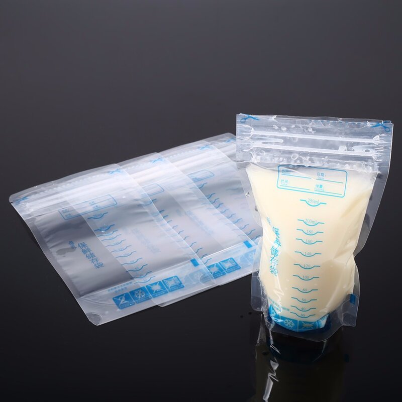 30 قطعة 250 مللي أكياس الحليب الفريزر الأم حليب الطفل الغذاء حليب الثدي حقيبة BPA الحرة الطفل آمنة تغذية حقيبة تغذية مضخة الثدي إنقاذ جزء