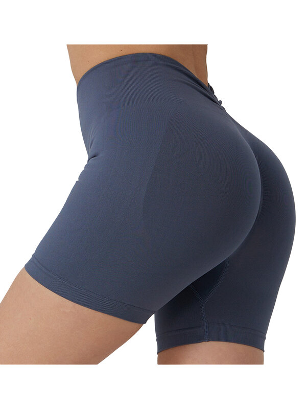 Shorts de Yoga de Cintura Alta para Mulheres, Calças de Treino, Levante Butt Fitness Pants, Ladies Yoga Gym Correndo Calças Curtas, S