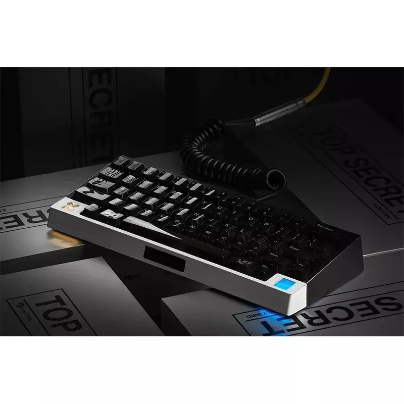 Angry Miao Am65 Less Mechanical Keyboard Wireless Bluetooth Keyboard Touch RGB Backlit Hot-swap Keyboard Gaming Accessory Gifts
