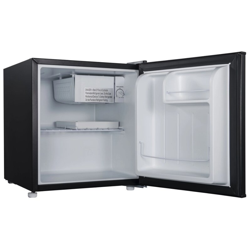 2023 nuovo Mini frigo Galanz 1.7 Cu Ft a porta singola, nero