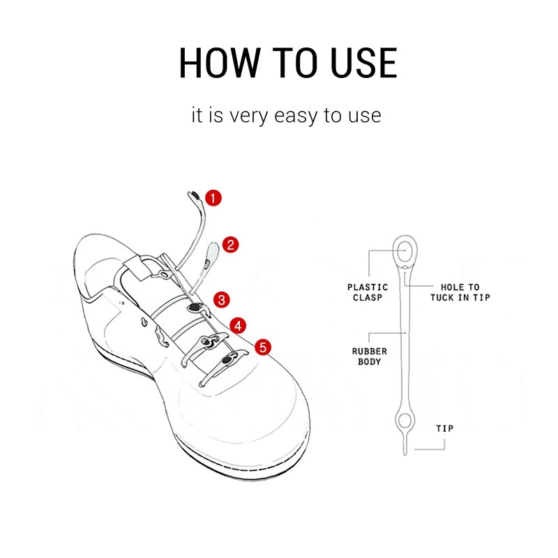 Fashion Round Silicone Elastic Shoelaces Unisex Athletic No Tie Shoe Lace All Sneakers Fit Quick Shoe Lace
