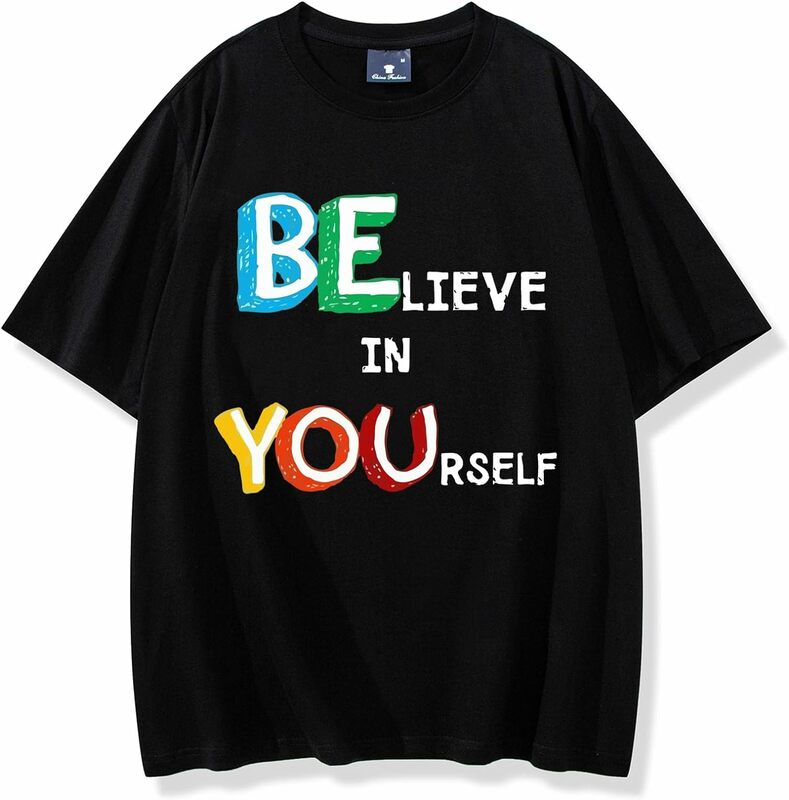 Credi in te stesso t-Shirt, sii te Inspirational Motivation Shirt, credi in te stesso camicia motivazionale