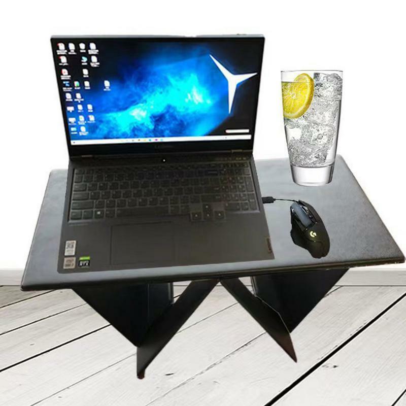 Penyangga Laptop portabel, dudukan Laptop dapat diatur ergonomis untuk meja lipat Laptop braket Notebook mendukung alat dudukan stabil