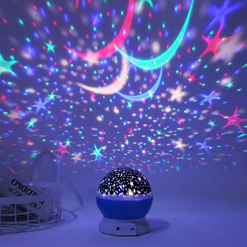 Projecteur lumineux en forme d'étoile, luminaire décoratif d'intérieur, idéal comme cadeau d'anniversaire pour une fille ou une femme