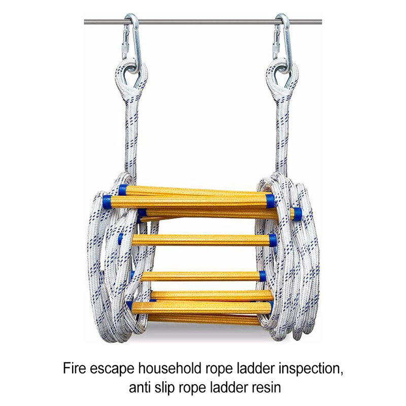 Nylon Non-Slip Fire Escape Ladder Durable And Safe For Any Emergency Emergency Escape Ladder