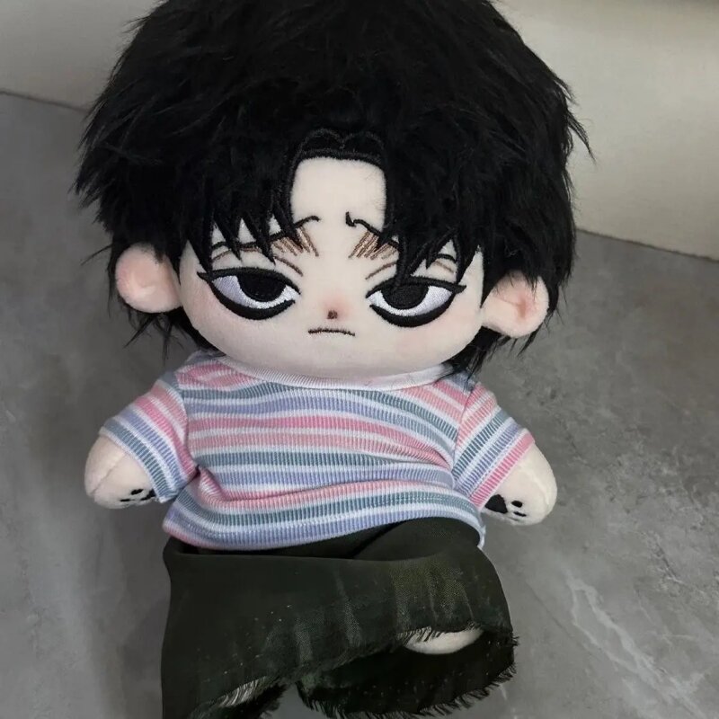 Anime membunuh Stalking anak laki-laki tampan 20cm mainan boneka mewah Cosplay Plushie hadiah anak-anak 6103