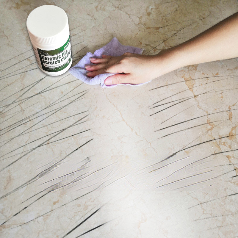 Tile metal scratch cleaner floor to scratch remover aluminum alloy black print floor tile scratch repair powder