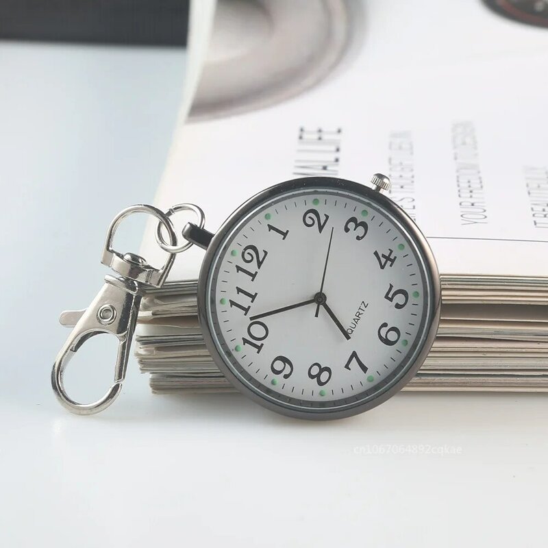 남녀 공용 빈티지 포켓 시계, 미니멀리스트 쿼츠 간호사 시계, 간호사 의사 키 버클 펜던트 시계, 도매