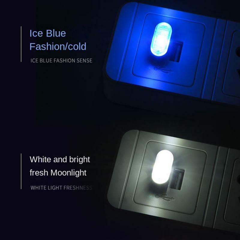 Auto Mini USB LED Atmosphäre Lichter dekorative Lampe Innenraum Sternen laser Projektor Lichter Auto Dekoration Beleuchtung Nachtlichter