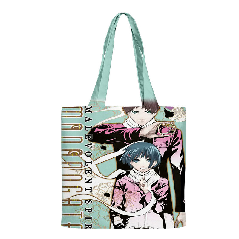 Mononogatari Anime 2023 New Bag Shopping Bags Reusable Shoulder Shopper Bags Casual Handbag