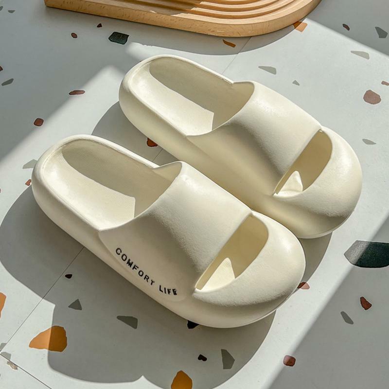 Toe-covered Pillow Sippers Thick-soled Cloud Sippers Shower Sandals With Thick Sole Couple Sippers For Indoor And Outdoor