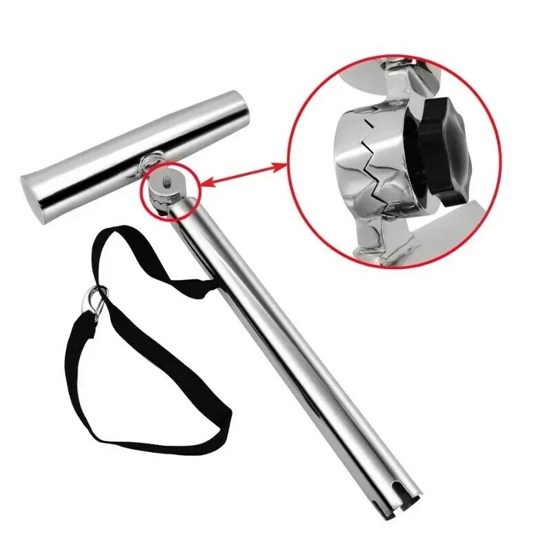 1 PCS 316 Stainless Steel Outrigger Fishing Rod Holder Adjustable Outrigger Stylish Rod Holder for For Marine Boat Yacht