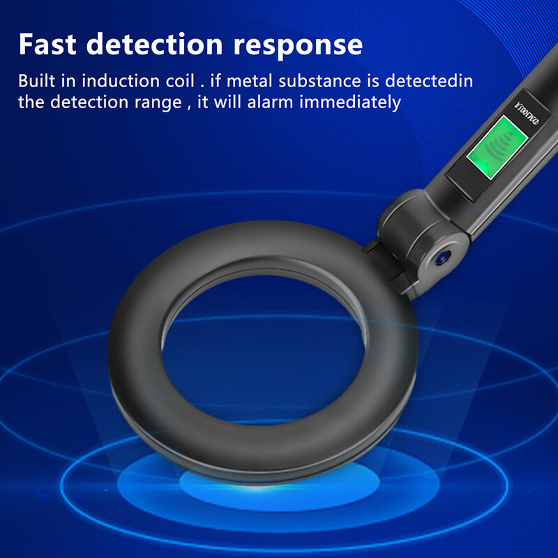 Detector de Metales de mano DM3005A, tres modos con pantalla LED, detección de alta sensibilidad, instrumento de detección de escaneo