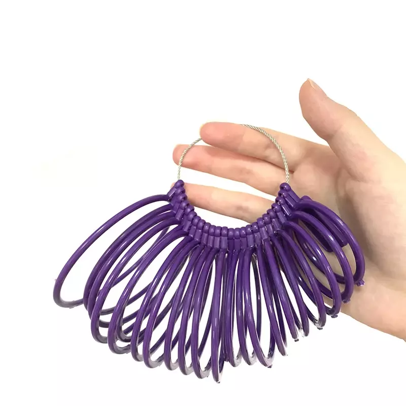 Jewelry Bracelet Measuring Sizing Tool Circle 1-33 Bangle Sizer Plastic Wrist Gauge