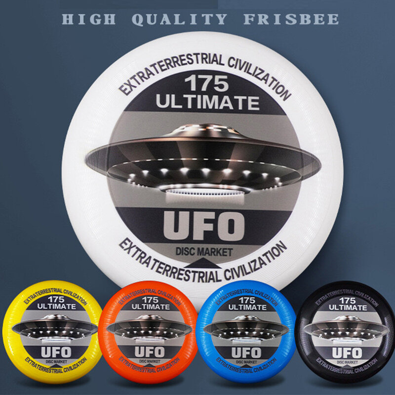 Fashion High Quality Professional Ultimate Frisbee Saucer Outdoor Sports Flying Discus Nightlight  175g