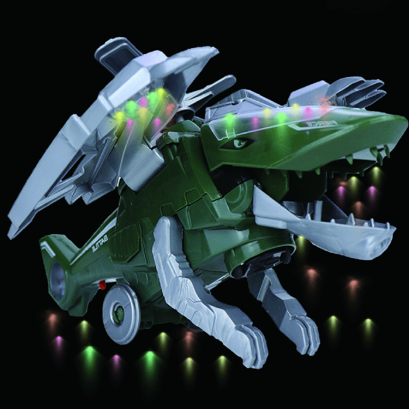 Трансформирующий вертолет, игрушка-динозавр, прочный ударопрочный вертолет-динозавр с деформацией для детей, фотоподарок