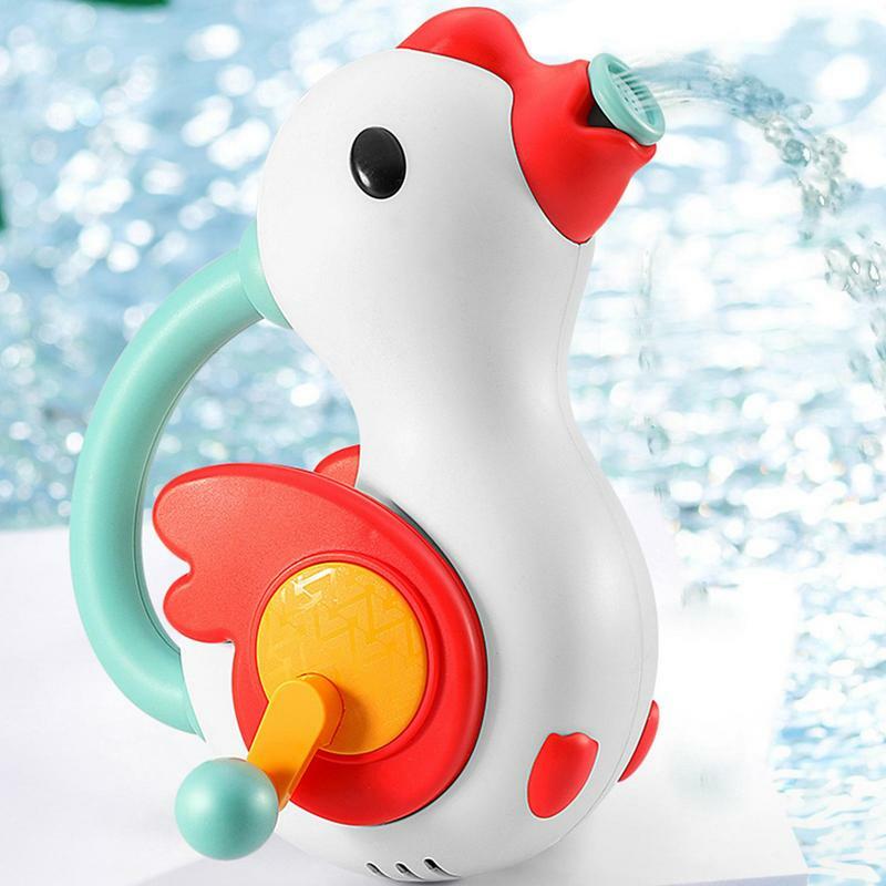 Water Spray Cartoon Toy para crianças, Banheira de design integrado, Chuveiro e piscina, Brinquedos de água