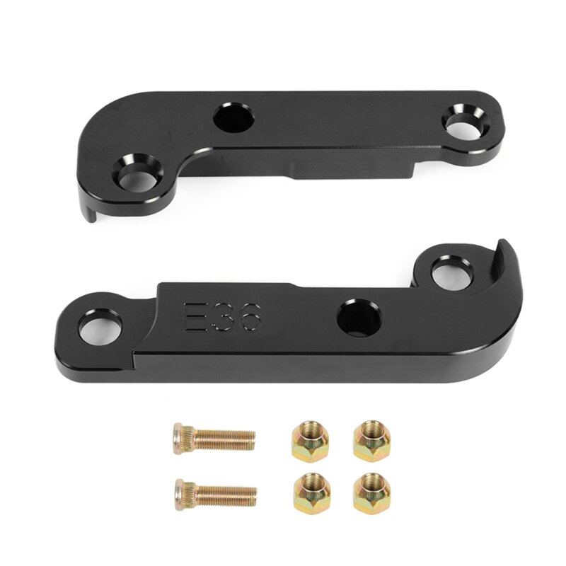 Verbesserter Lenkschloss-Adapter aus Aluminium, der den Drehwinkel um ca. 25–30 % erhöht, für E46 Tuning Drift Lock Kit