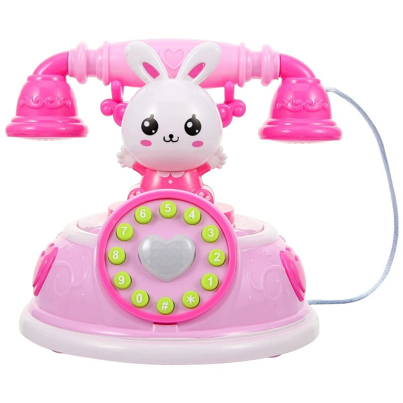 Juguete de electrodoméstico de teléfono simulado para niñas, juguetes de inteligencia para niños, juguete educativo, forma de historia, máquina falsa pequeña