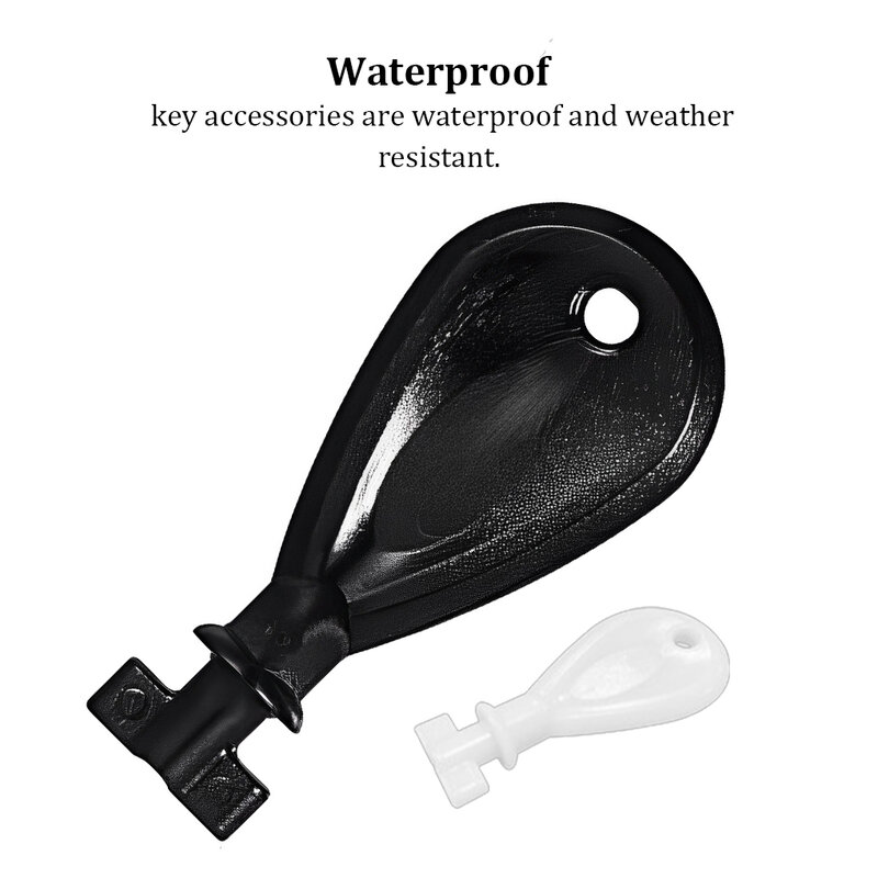 Silinder kunci Aksesori membuka kunci tahan air penutup kunci pegangan kunci untuk