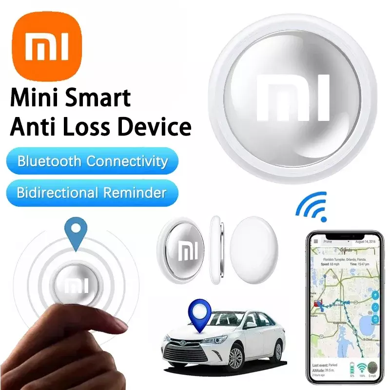 Xiaomi-Mini localisateur GPS portable pour enfants, Bluetooth 4.0, étiquette, suivi de la maison intelligente, appareil anti-perte, localisateur intelligent pour portefeuille, cadeau