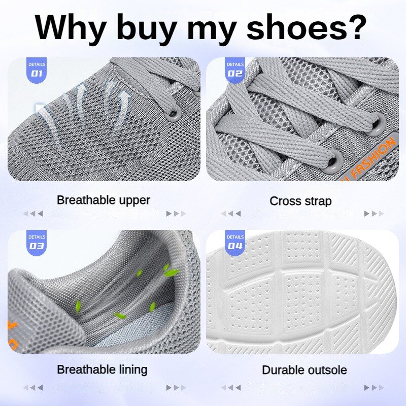 Мужские кроссовки для бега, дышащие нескользящие спортивные туфли на мягкой подошве, Корейская версия, весна 2024