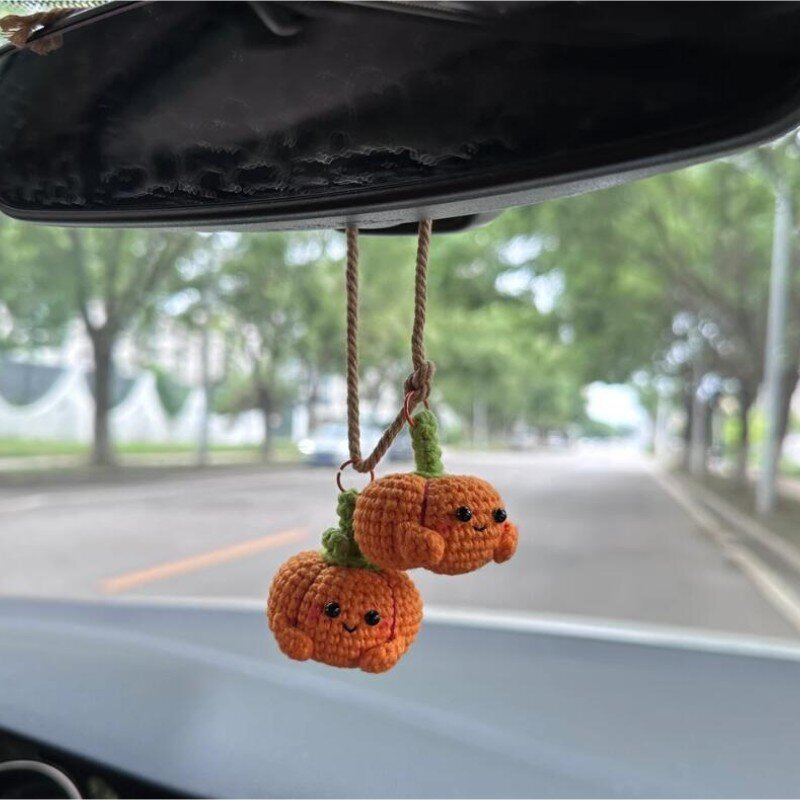 Halloween, accessori decorativi con accessori per auto e zucca, ciondolo in lega, ciondolo a mano