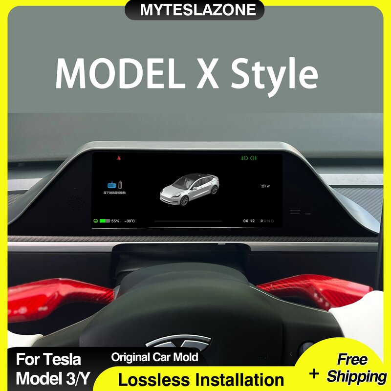Pantalla táctil de 8,9 pulgadas para Salpicadero con Carplay Y Android, accesorios para Tesla Model 3 Y