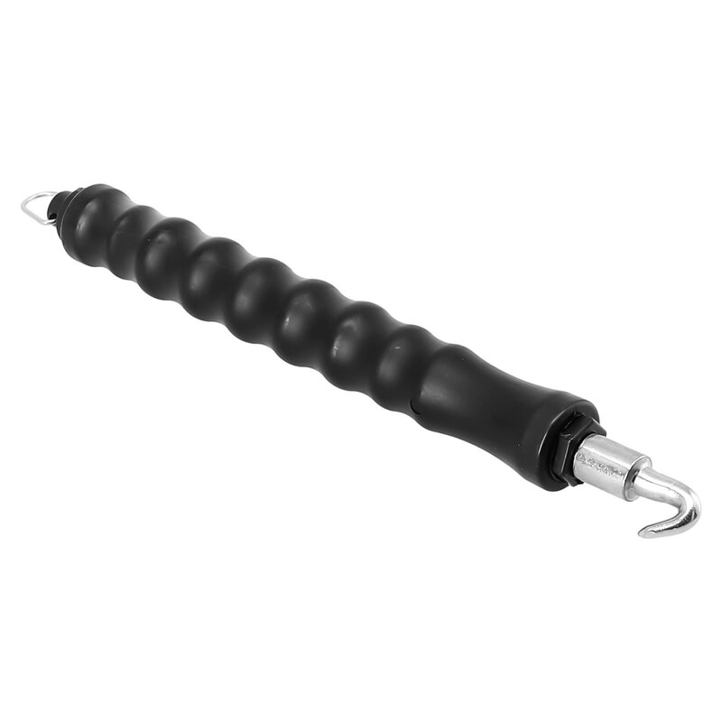 Drut wiązałkowy Twister 12-calowy pręt zbrojeniowych prosty haczyk 300mmm drut wiązałkowy płot z drutu kolczastego Twister automatyczny z z gumową rączką narzędziami zbrojeniowymi