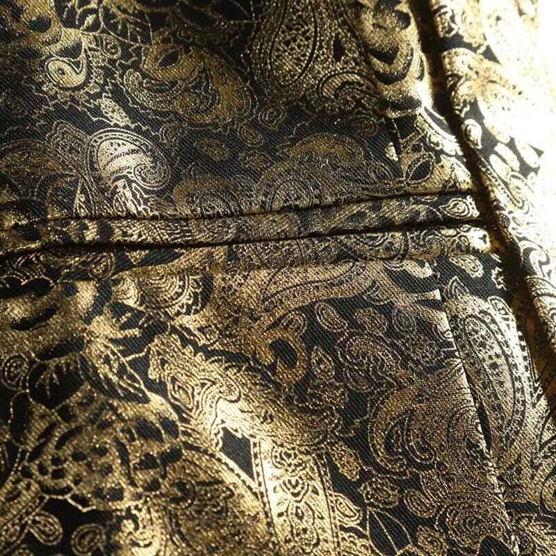 Manteau de Luxe pour Homme, Veste de Soirée, Design Bronzant, Tenue Décontractée, Coupe Cintrée, Nouvelle Collection 2024