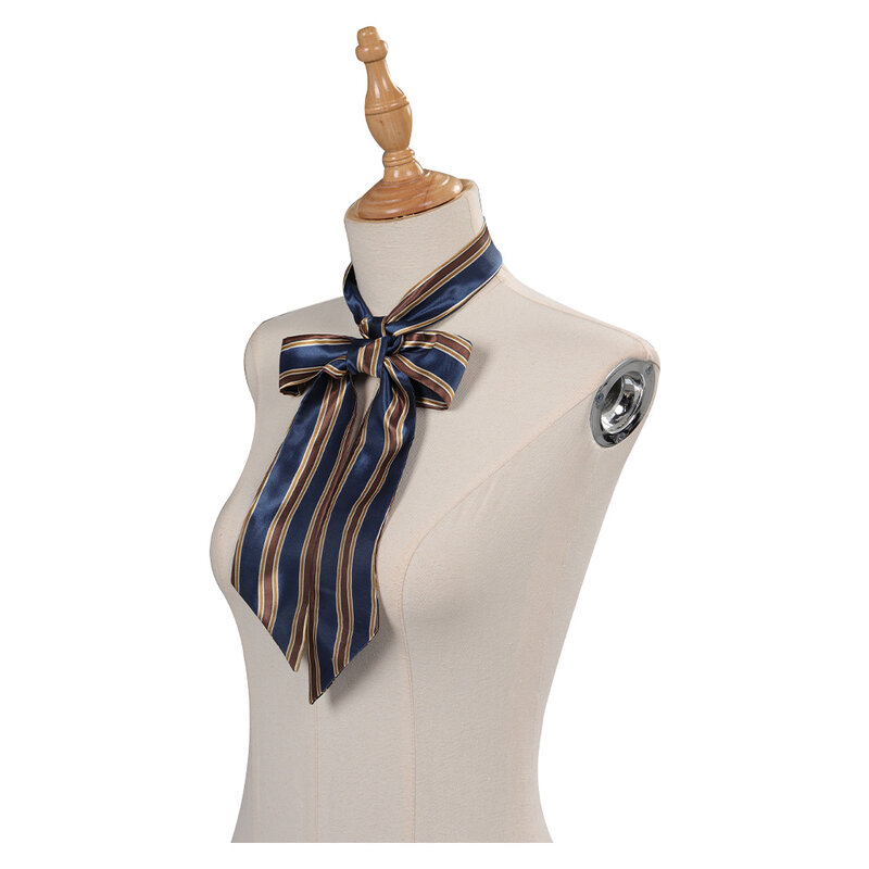M3gan Cosplay cravatta Costume puntelli per donne adulte ragazze raso collo cravatta Film Halloween carnevale accessori per feste regali