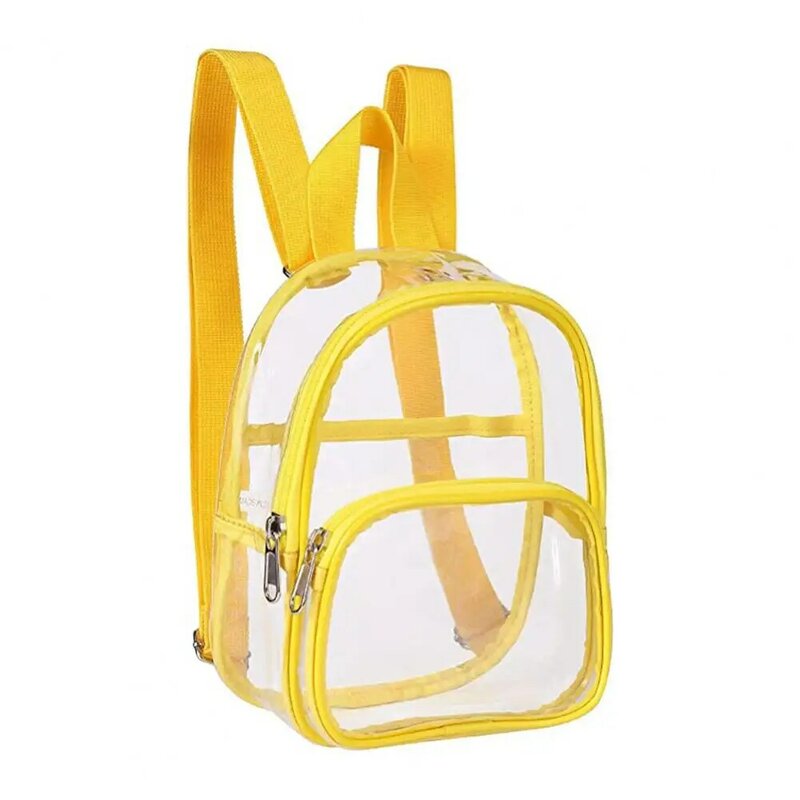 Plecak studencki dla dzieci przezroczysty przepuszczalność o dużej pojemności plecak sportowy z PVC chłopiec dziewczyna torby szkolne Unisex Bookbag