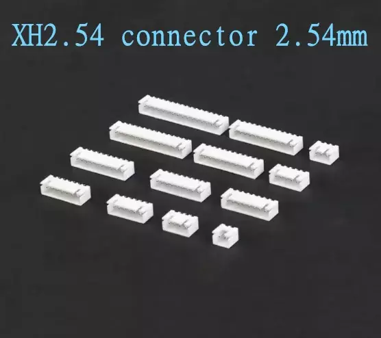 (10 pezzi) connettore XH2.54 sede pin dritto 2.54mm 2p 3P 4P 5P 6P 7P 8P 9P 10 P 11P 12P 13P 14P 16p