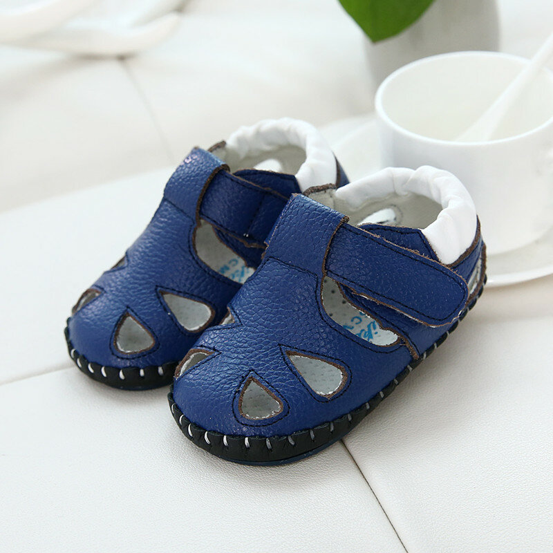 أحذية مشي مضادة للانزلاق للأطفال حديثي الولادة ، صنادل بسيطة ولطيفة ، بلون واحد ، كاجوال ، جديد ، صيفي