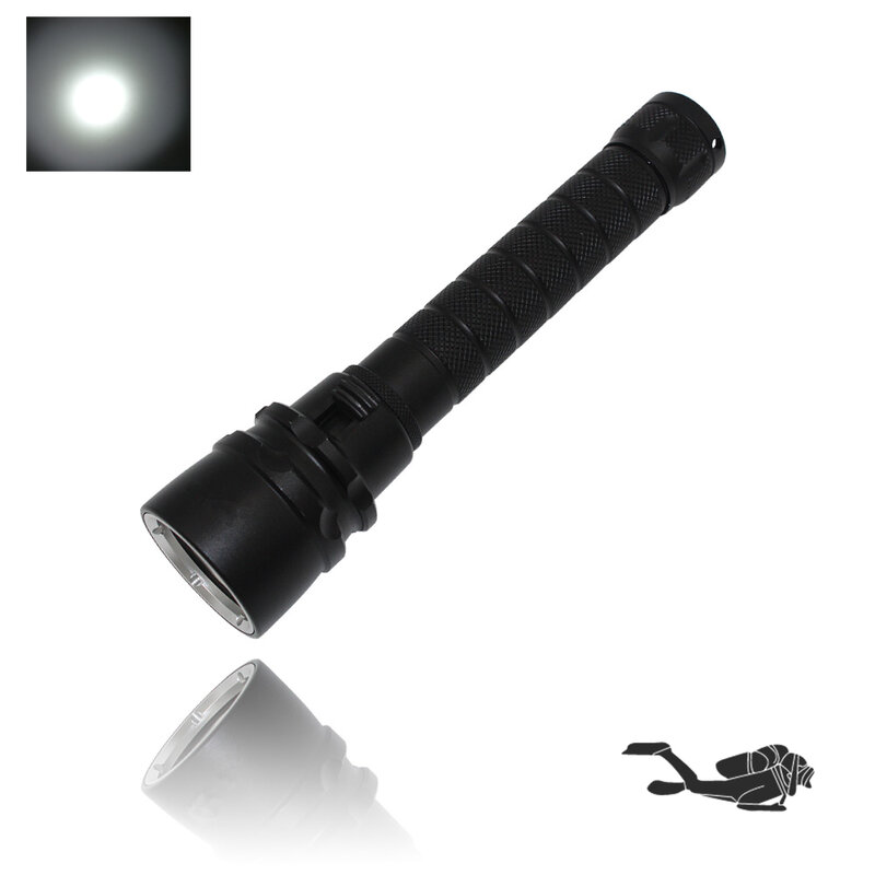 XHP70 LED Yellow/White Light 4000 Lumens Diving Flashlight 18650 Torch Underwater 100M xhp70.2 spearfishing led diving lamp