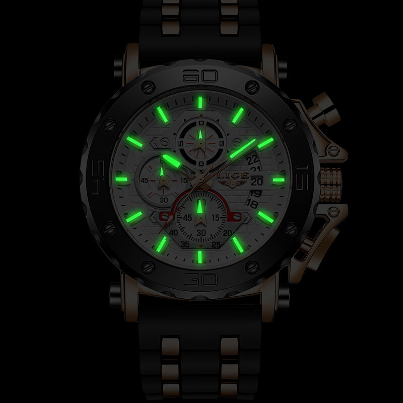 Neue lige Männer Uhr Militär uhr Top Marke Luxus Casual Sport Quarz Datum Armbanduhren für Männer Chronograph Relogios Masculino